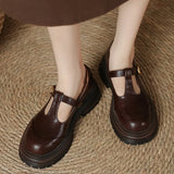 Fleur - T-Bar Schoenen met Vintage Charme
