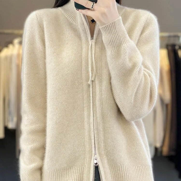 Cozy Zip-Up Cardigan