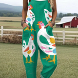 Cluckin’ Grappige Jumpsuit