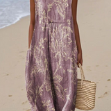 Mia Bloemen Midi Jurk