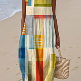 Eve™ Geometrische Midi-Jurk