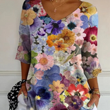 Monique | Top met Bloemen