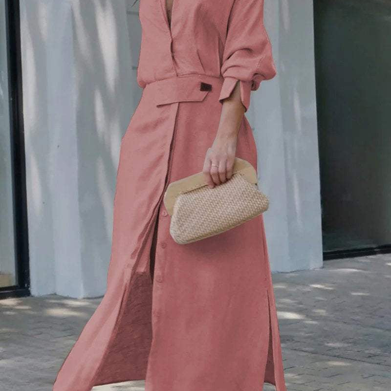 Valéria | Maxi-jurk met V-hals