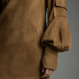 Marlowe | Vintage Suede Mini Jurk