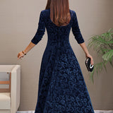 Denise | Fluwelen elegante jurk