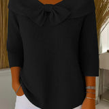 FLEUR | Elegante Top met Strik en Perfecte Pasvorm