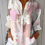 Fanny – Patchwork Madelief Blouse