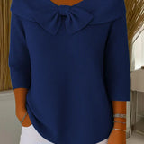 FLEUR | Elegante Top met Strik en Perfecte Pasvorm