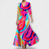 Alma - Elegante Mouw Design Damesjurk