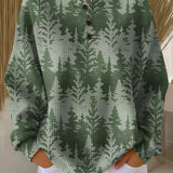 Inga | Kersttrui met Klassiek Houtmotief