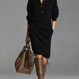 Janice | Elegante trui-jurk