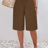 Saar | Korte broek met elastische tailleband