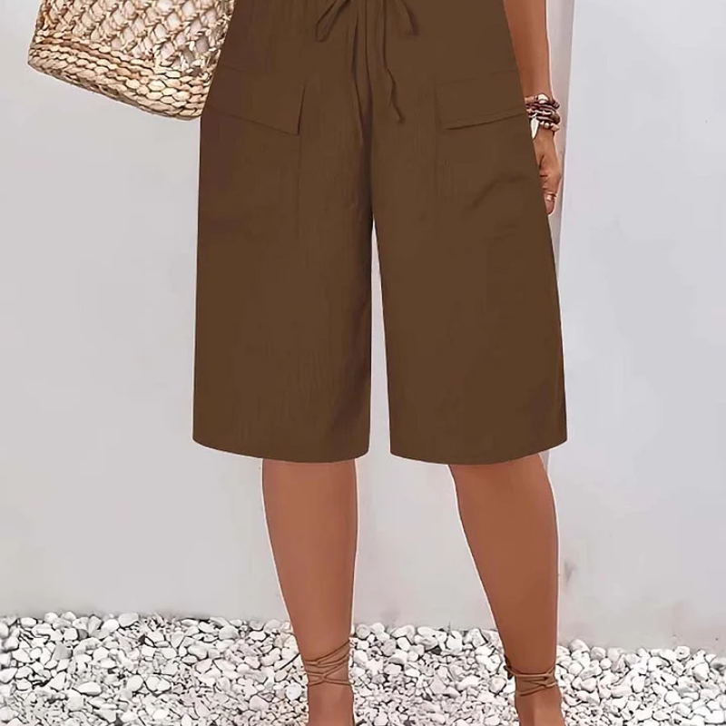 Saar | Korte broek met elastische tailleband