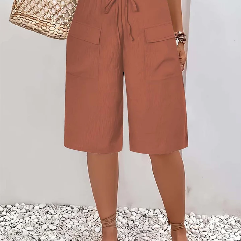 Saar | Korte broek met elastische tailleband