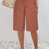 Saar | Korte broek met elastische tailleband