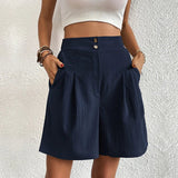 Chelsie | Hoge Taille Comfortabele Shorts
