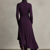 Natalie | Elegante gedrapeerde jurk
