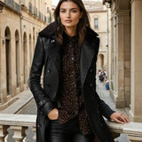 Maud - Elegante Leren Jas