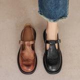Marie - Elegante Leren Mary Janes