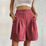 Chelsie | Hoge Taille Comfortabele Shorts