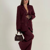 Elio | Elegante Glitter Getailleerde Pak