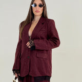 Elio | Elegante Glitter Getailleerde Pak